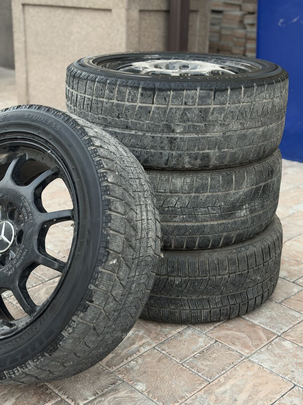 Колеса в сборе 225 / 50 / R 17, Зима, Б/у, Комплект, Легковые, Литые: фото 2