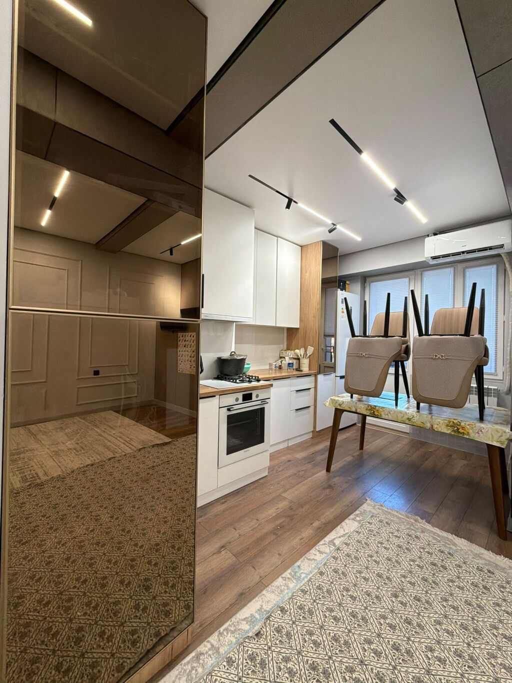 1 комната, 43 м², Ак-Орго ж/м Элитка, 6 этаж, Дизайнерский ремонт: фото 5