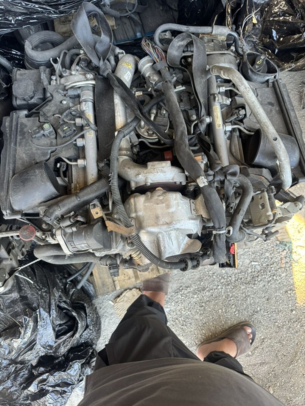 Двигатель V6 TDI 3.0 (дизель) для Audi/VW Комплектация по фото: -: фото 5