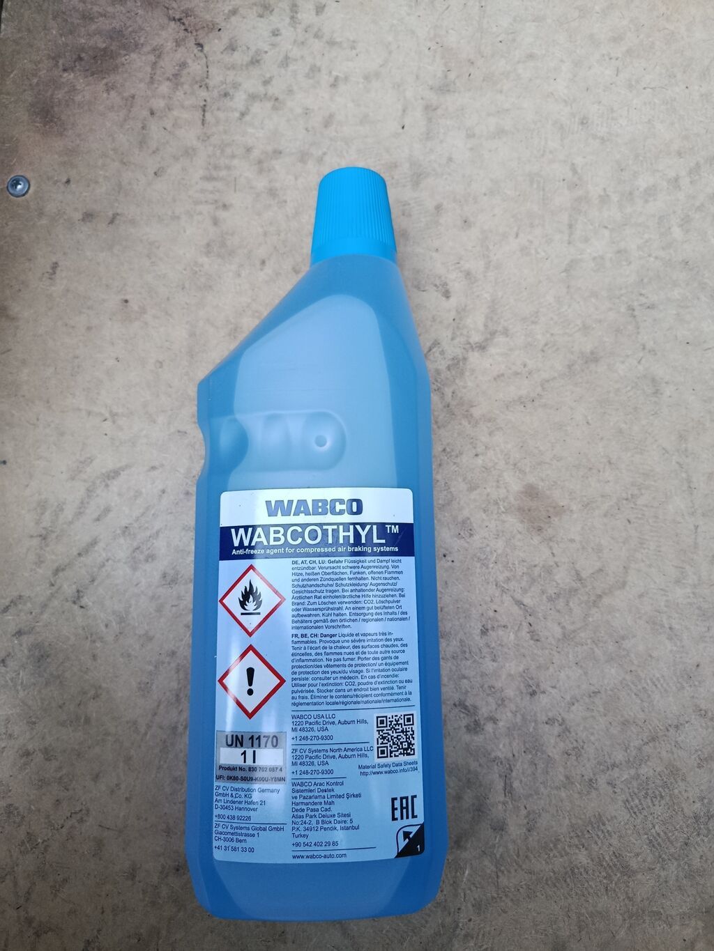 WABCO WABCOTHYL – антифриз для пневматических тормозных систем оптом и: фото 2