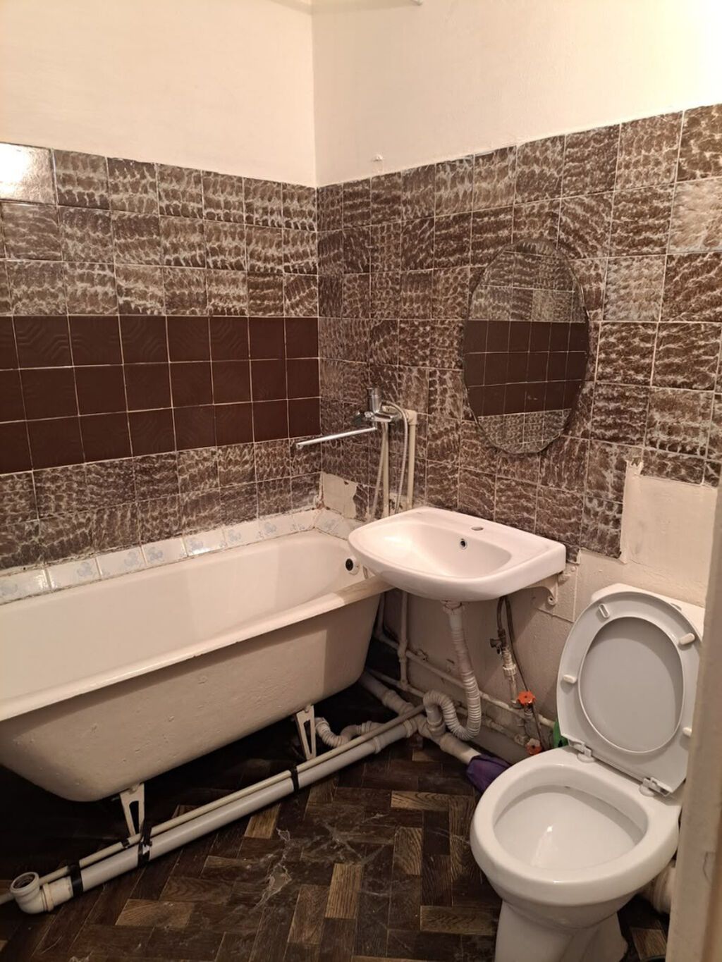 1 комната, 33 м², Аламедин-1 мкр 105 серия, 1 этаж, Косметический ремонт: фото 3