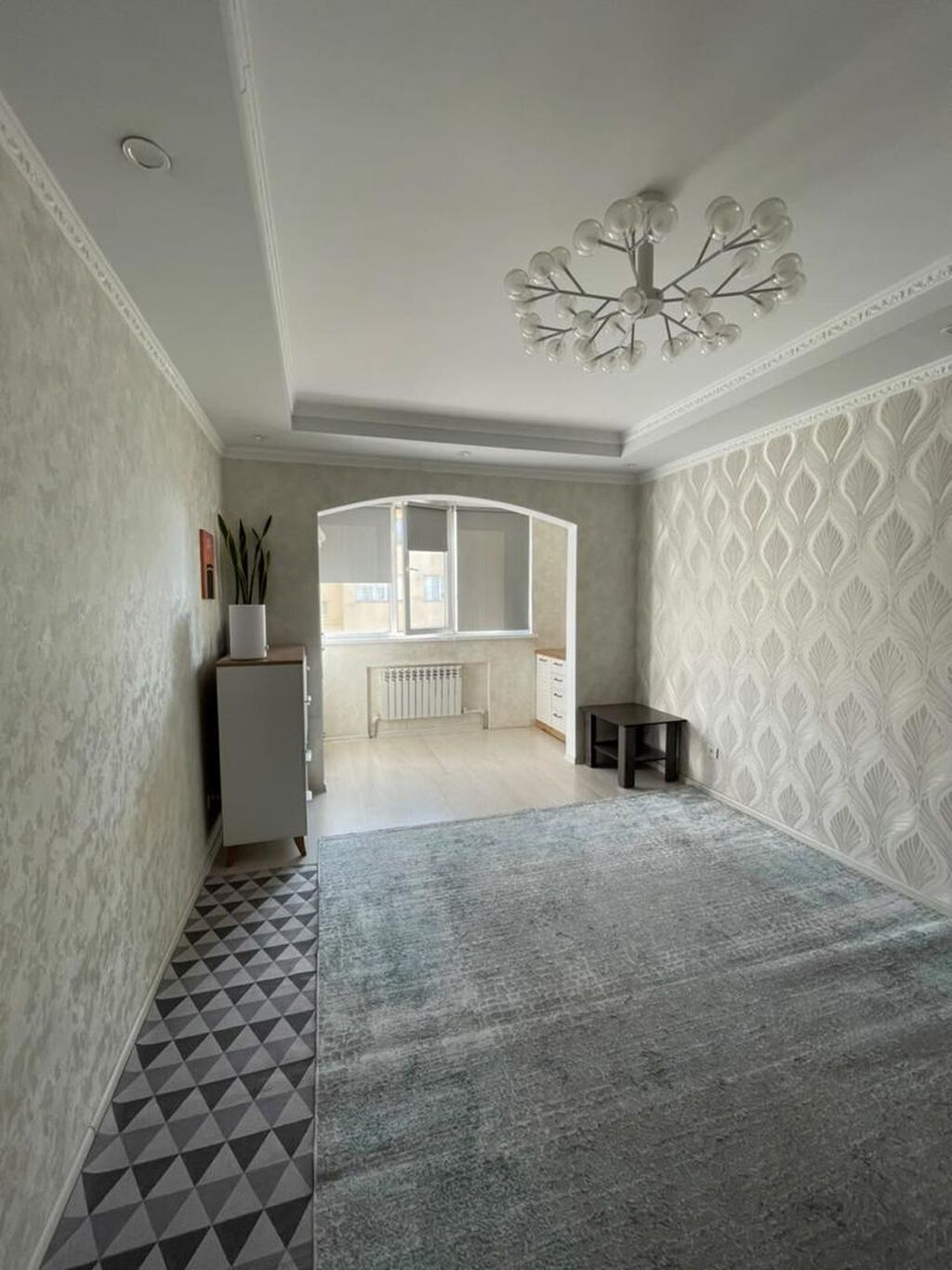 1 комната, 45 м², Пишпек Элитка, 8 этаж, Евроремонт: фото 5