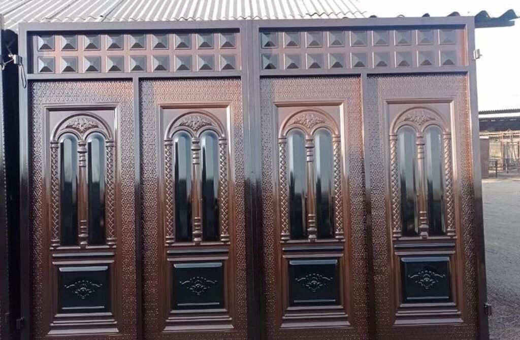 Металлические ворота и калитки под заказ - Типы: распашные: фото 8