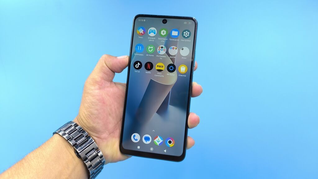 Poco M4 Pro 5G, Б/у, 128 ГБ, цвет - Синий, 2 SIM: фото 2