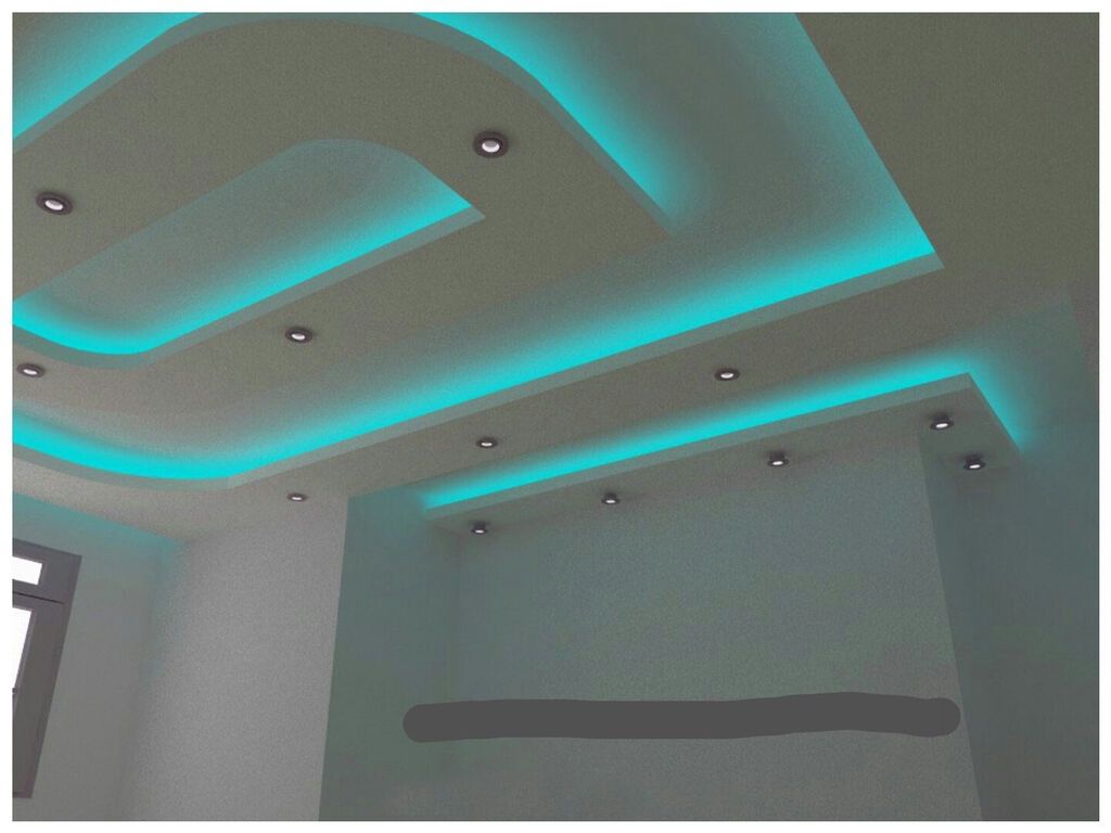 Yüksek peşəkarlıqla Alçıpan işlərinin aparılması və təşkili. Düz və ya - 2