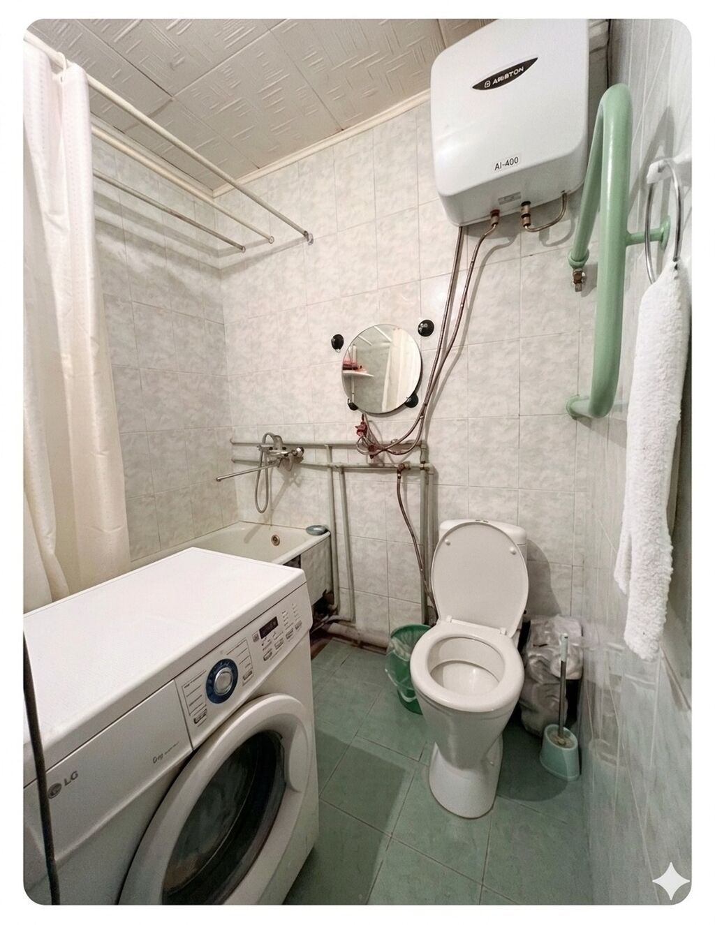 1 комната, 32 м², 104 серия, 2 этаж, Косметический ремонт: фото 4