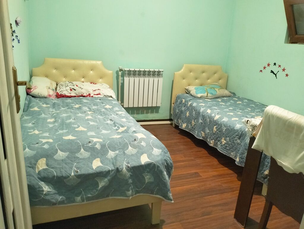 2 otaqlı həyət evi - Plan: 2 yataq otağı, qonaq otağı, mətbəx və