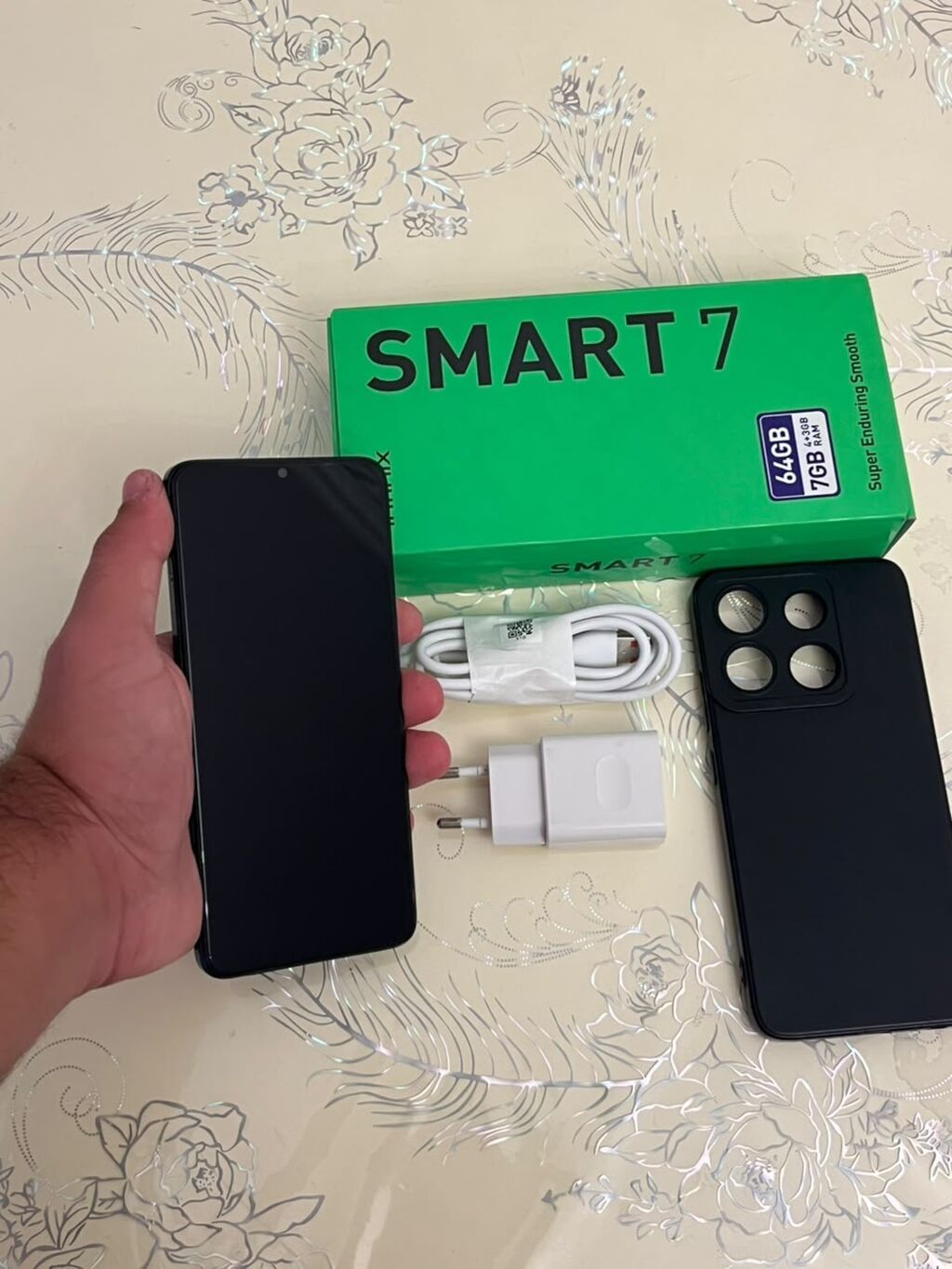 Infinix Smart 7, 64 GB, rəng - Mavi, Sensor