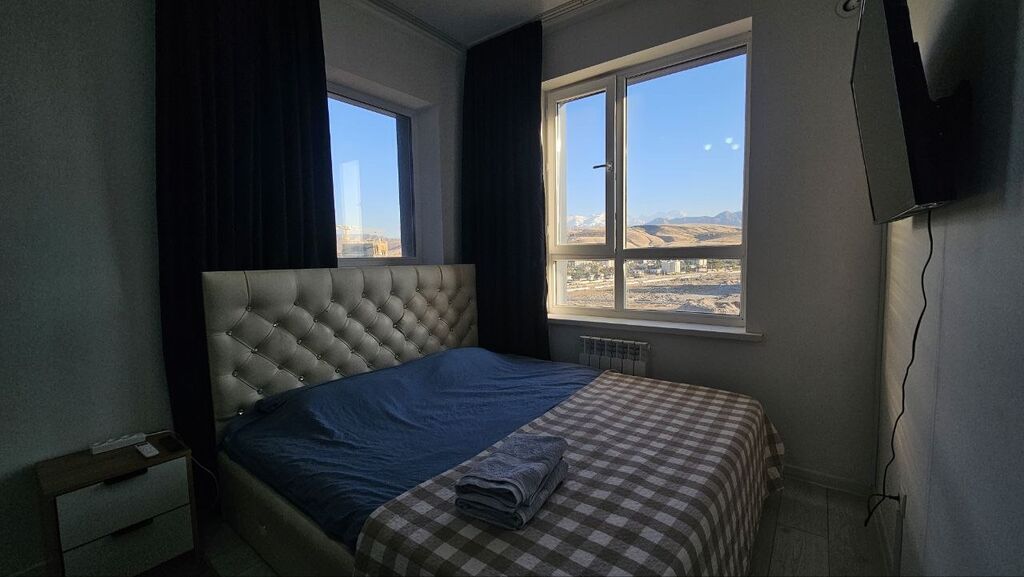 1 комната, 33 м², Ала-Арча ТРЦ Элитка, 18 этаж, Свежий ремонт: фото 1