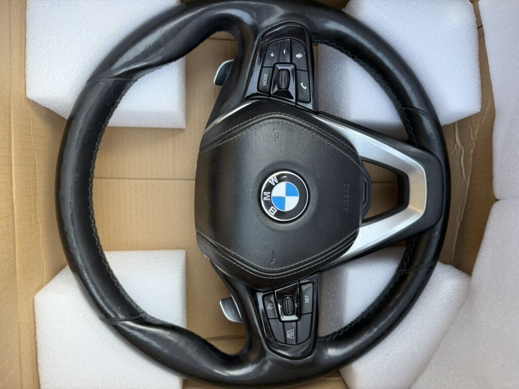 Абсолютно рабочий Руль BMW с мультифункциональными кнопками и модулем: фото 1