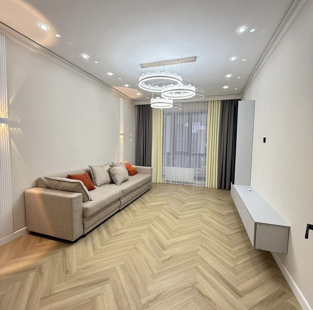 2 комнаты, 77 м², Асанбай мкр Элитка, 2 этаж, Евроремонт: фото 6