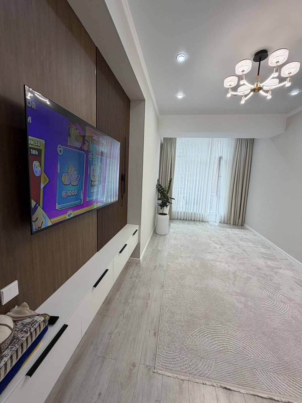 1 комната, 45 м², 4 этаж, Дизайнерский ремонт: фото 1