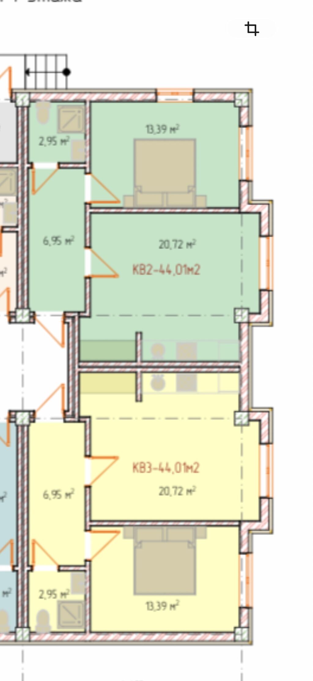 1‑комнатная квартира, ПСО. Цена: 950$ за кв.м 32300 $$$ Готовый ДОМ: фото 5
