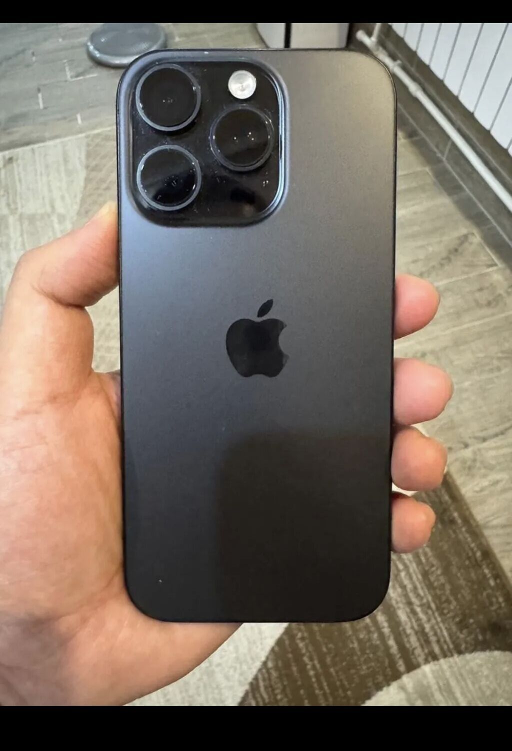 IPhone 16 Pro, Б/у, 256 ГБ, Natural Titanium, Коробка, 91 %: фото 1