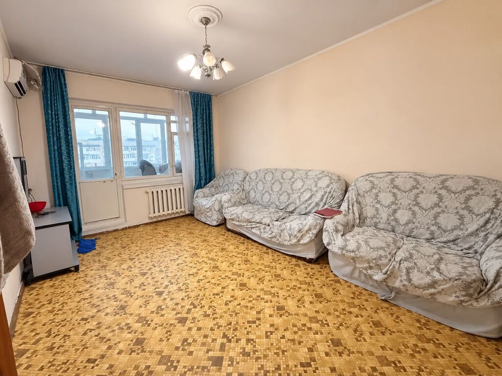 3 комнаты, 65 м², ул. Боконбаева / Гоголя 105 серия, 9 этаж, Старый ремонт: фото 3