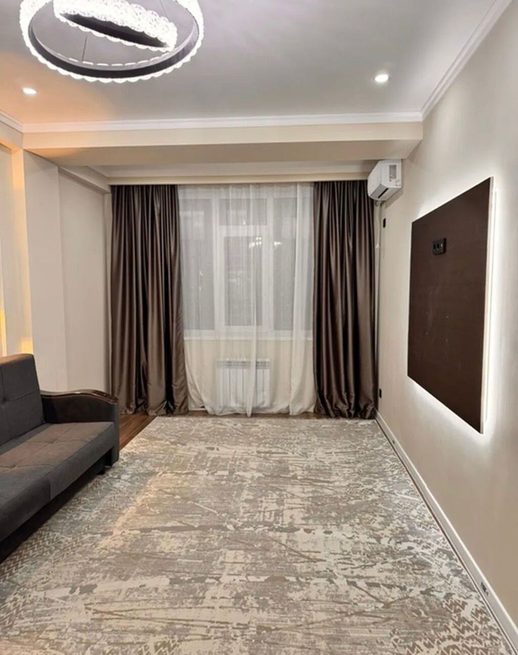 1 комната, 36 м², Шлагбаум 7 этаж, Евроремонт: фото 1