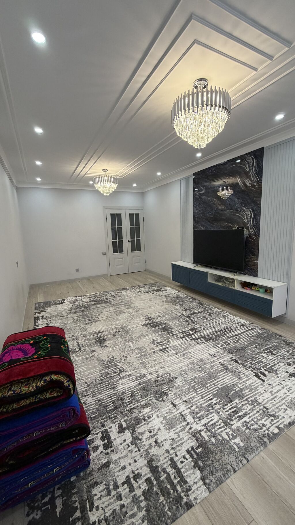 3 комнаты, 85 м², Кок-Жар ж/м 108 серия, 2 этаж, Дизайнерский ремонт: фото 2