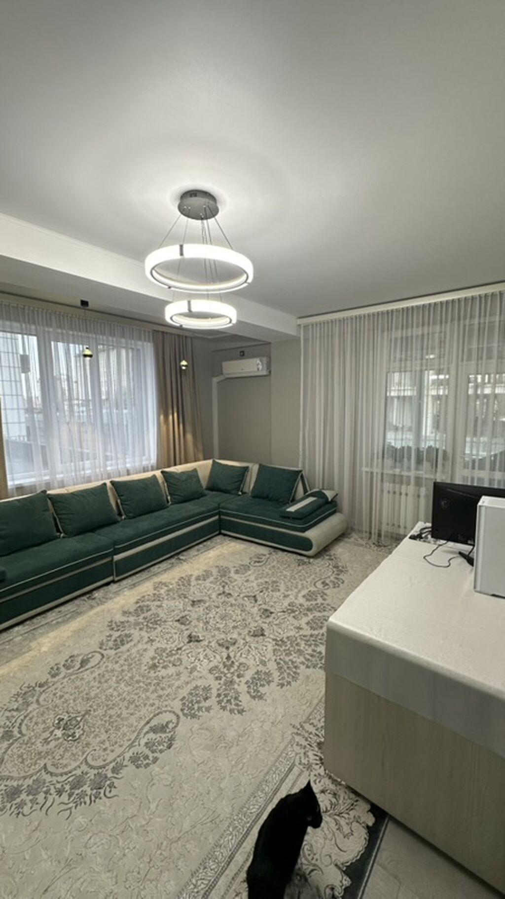 2 комнаты, 78 м², Джал мкр (в т.ч. Верхний, Нижний, Средний) Элитка, 2 этаж, Евроремонт: фото 8
