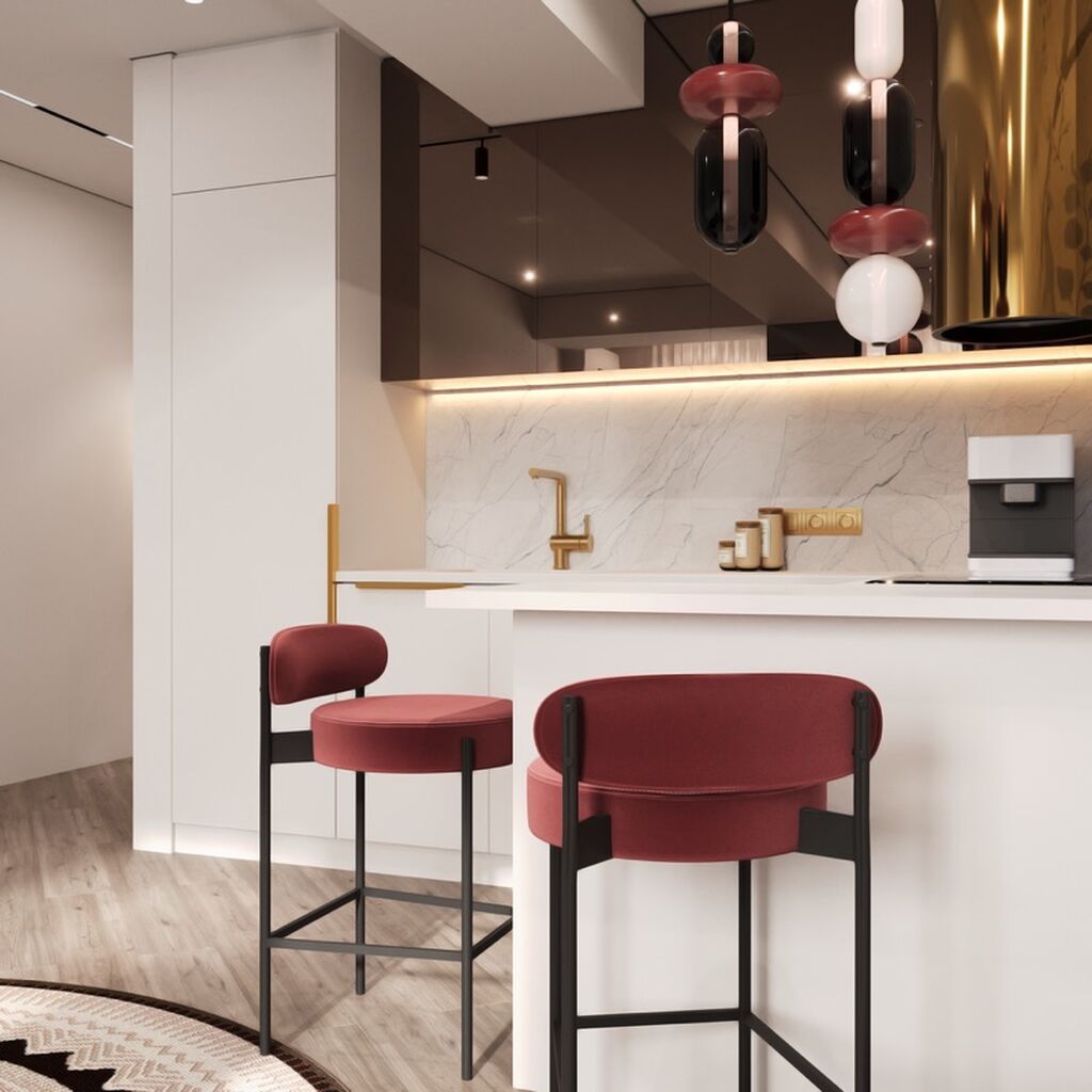 2 комнаты, 40 м², Элитка, 9 этаж, Евроремонт: фото 3