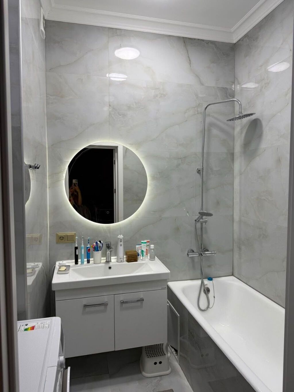 2 комнаты, 93 м², Асанбай мкр Элитка, 9 этаж, Свежий ремонт: фото 6