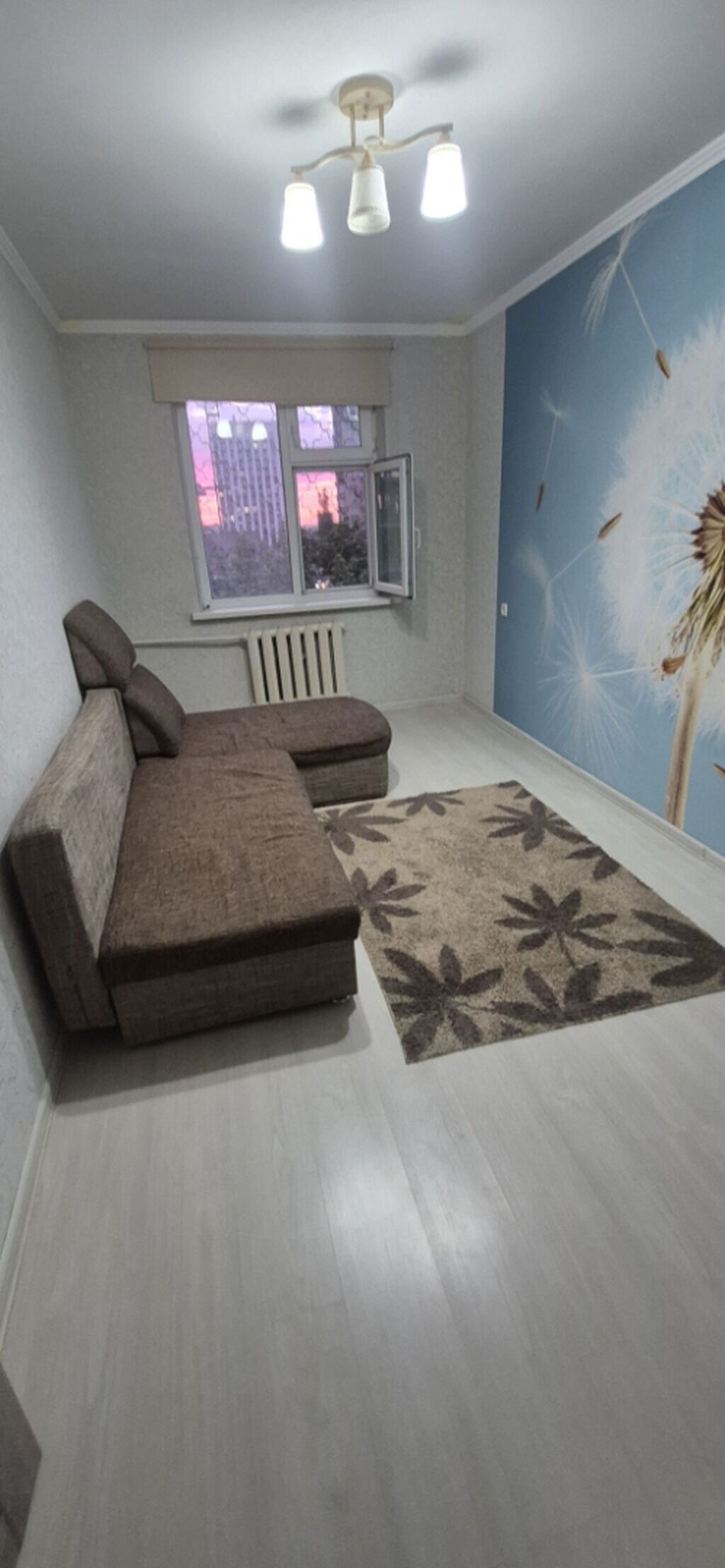 3 комнаты, 58 м², 6 мкр 104 серия, 4 этаж, Свежий ремонт: фото 3