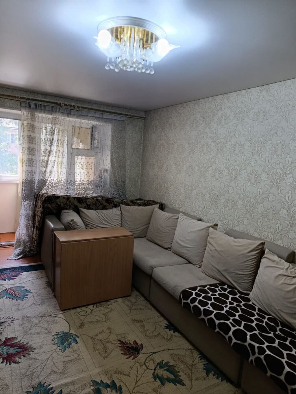 1 комната, 33 м², Аламединский рынок / базар Хрущевка, 3 этаж, Евроремонт: фото 4