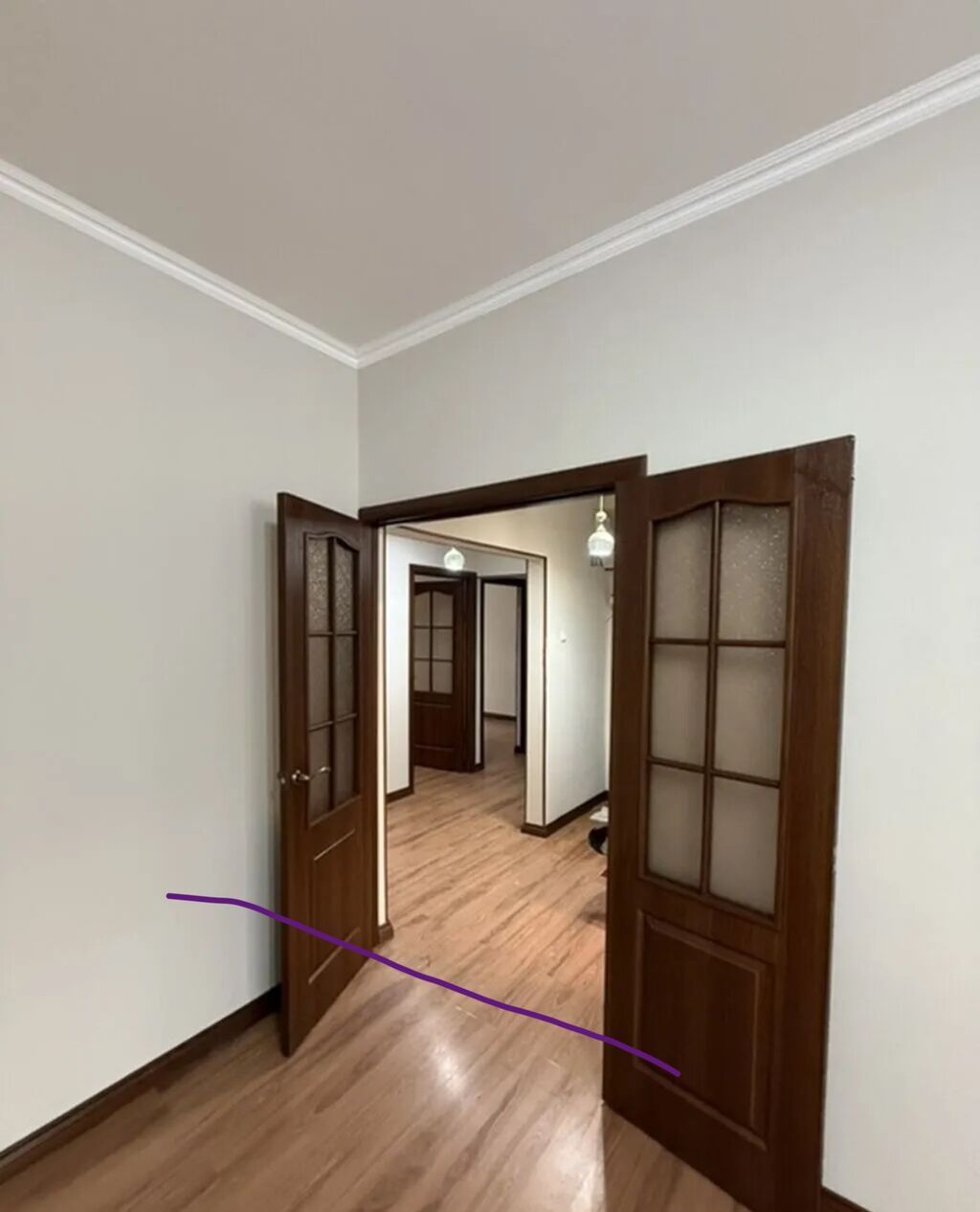 4 комнаты, 96 м², Асанбай мкр 105 серия, 1 этаж, Свежий ремонт: фото 5