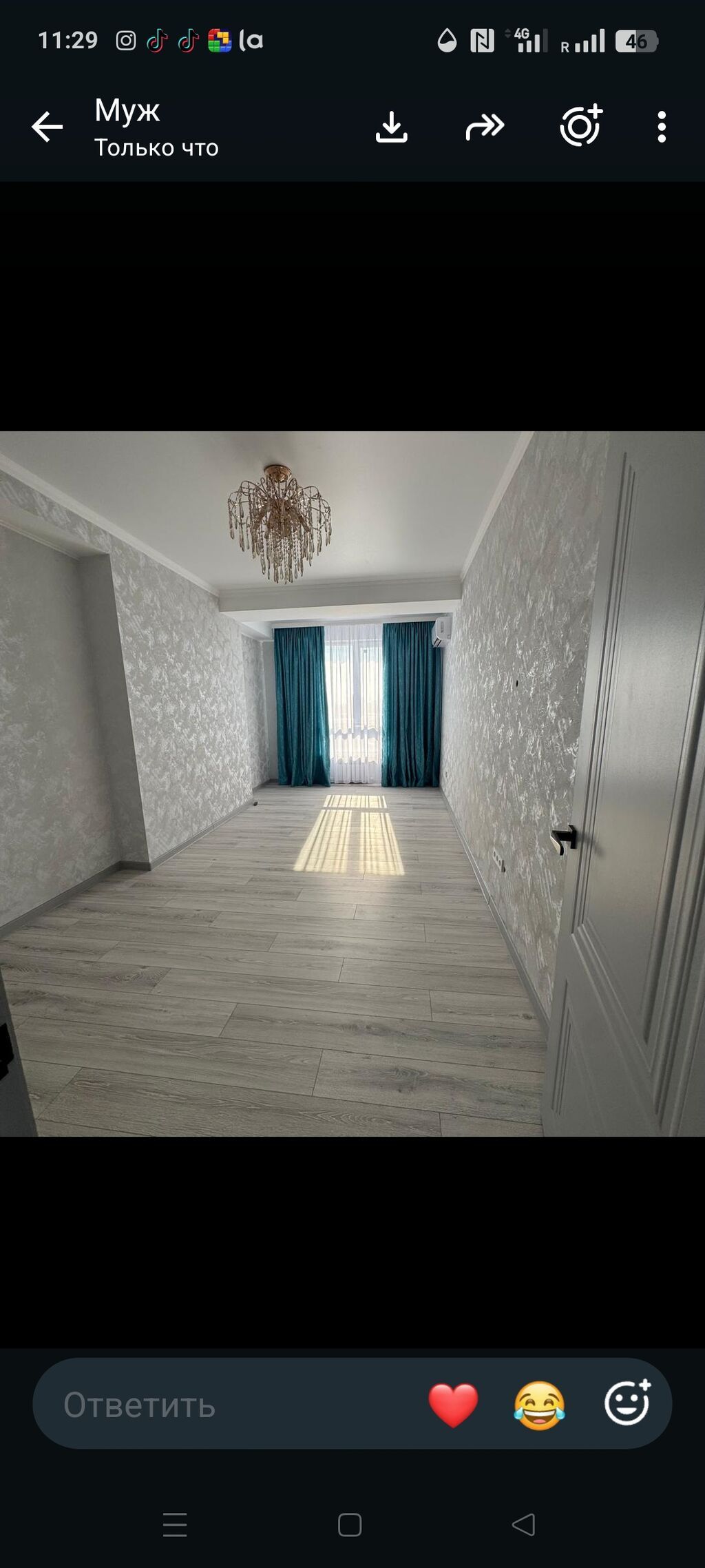 1 комната, 49 м², Аламединский рынок / базар Элитка, 10 этаж, Дизайнерский ремонт: фото 5