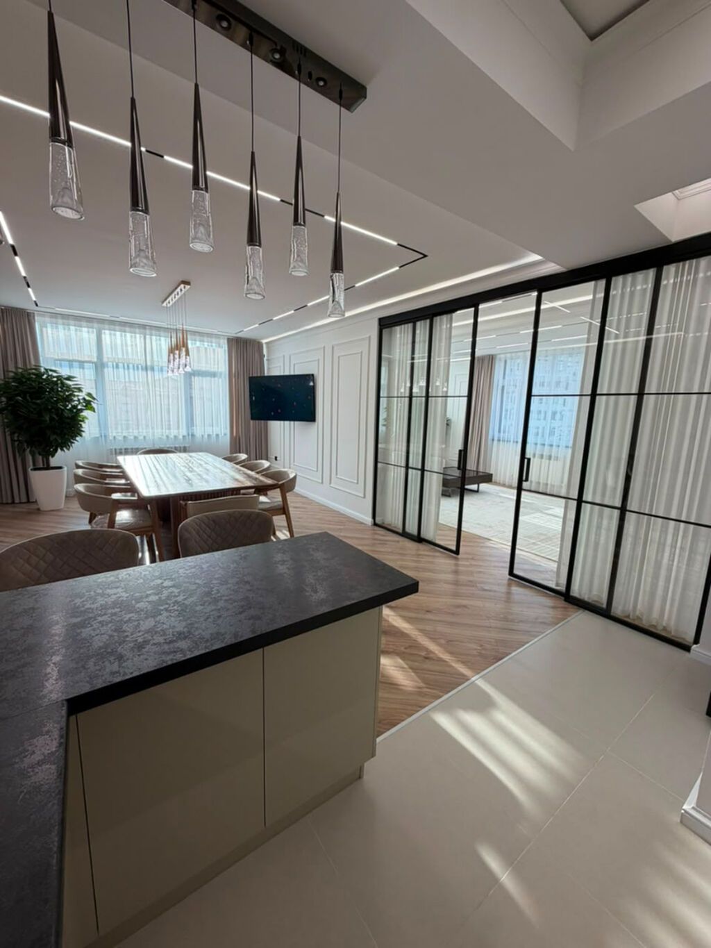 3 комнаты, 110 м², Средний Джал Элитка, 3 этаж, Дизайнерский ремонт: фото 7