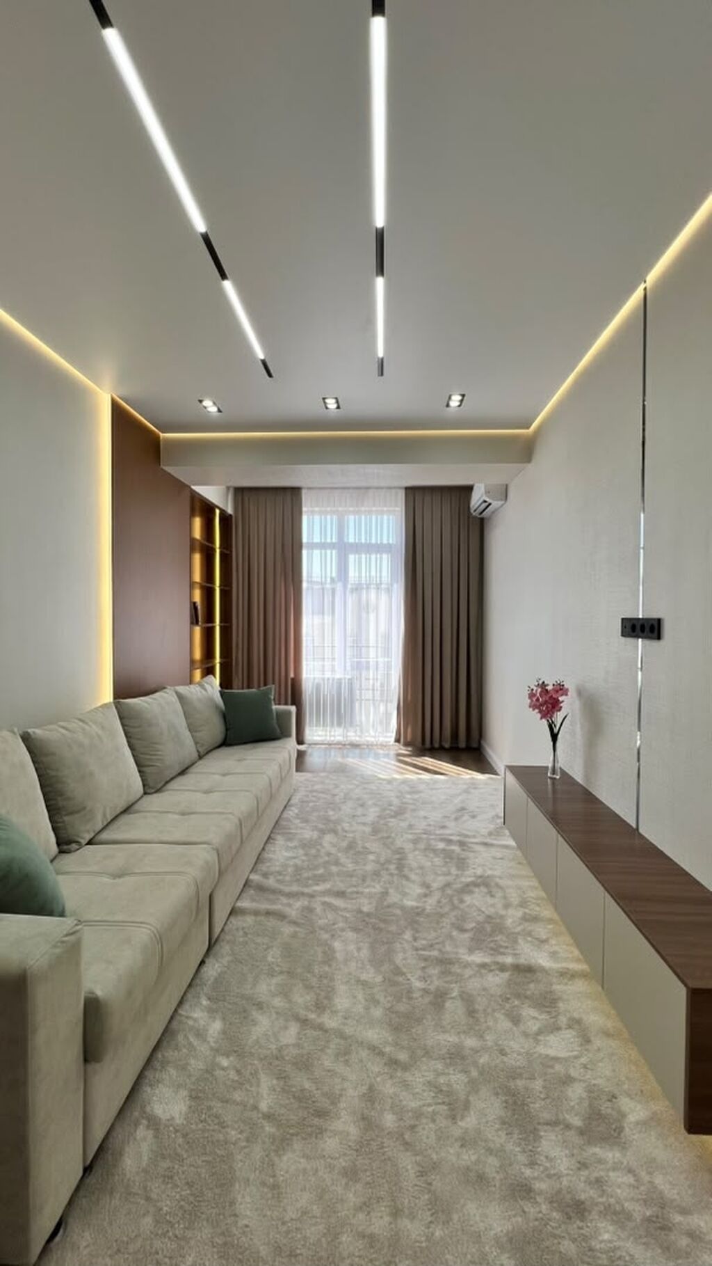 1 комната, 40 м², Асанбай мкр 13 этаж, Дизайнерский ремонт: фото 7