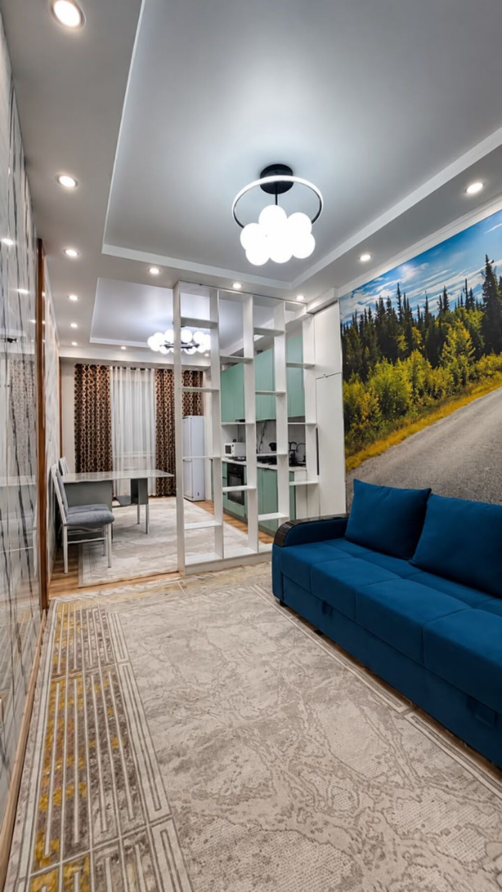 2 комнаты, 49 м², Кара-Жыгач ж/м Элитка, 9 этаж, Евроремонт: фото 3