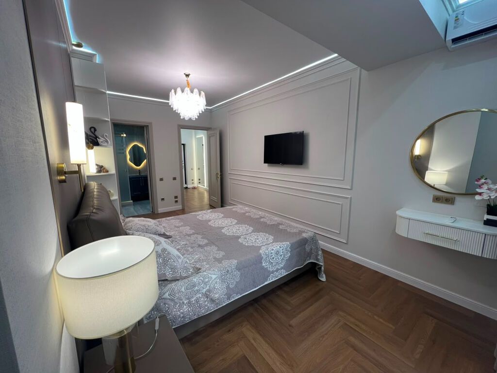 3 комнаты, 105 м², Асанбай мкр Элитка, 9 этаж, Дизайнерский ремонт: фото 3