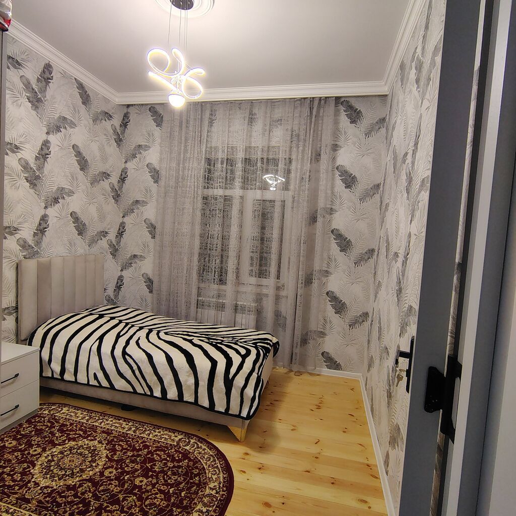 3 otaqlı, 63 kv. m, Kredit yoxdur, Yeni təmirli