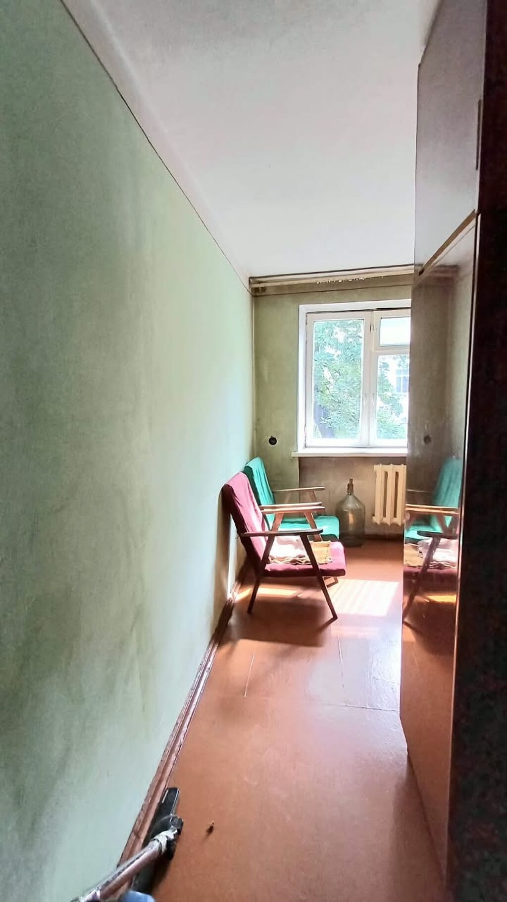 2 комнаты, 44 м², Бишкек Парк ТРЦ Индивидуалка, 3 этаж, Требуется ремонт: фото 4