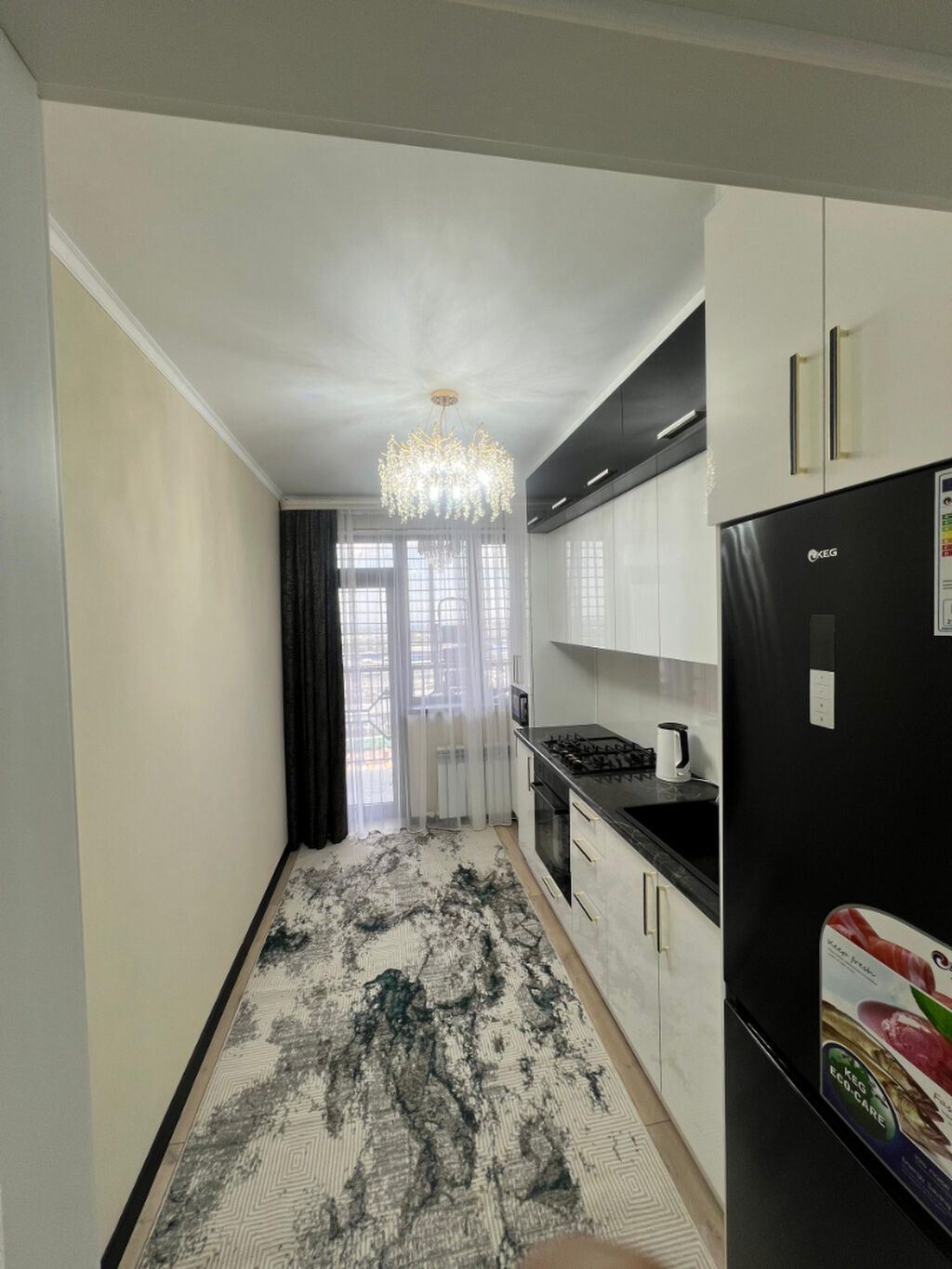 3 комнаты, 87 м², Пишпек Элитка, 15 этаж, Свежий ремонт: фото 6