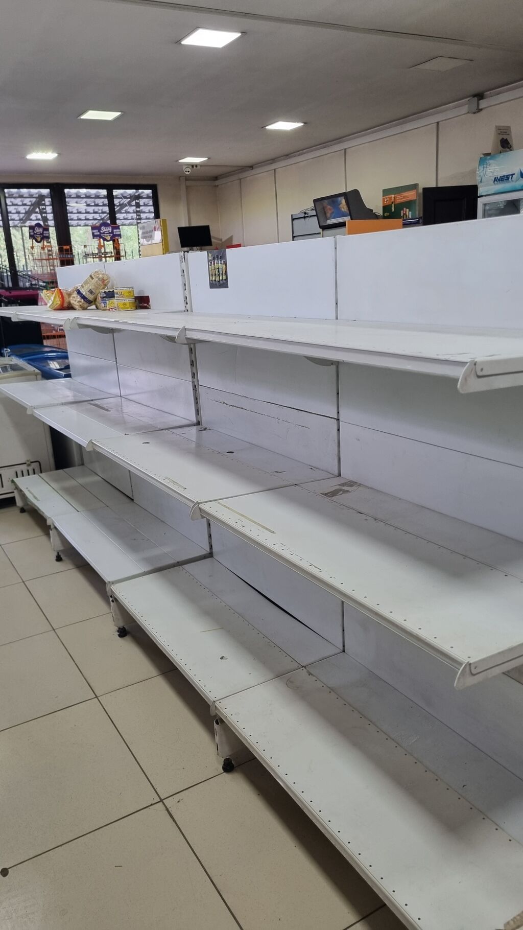 Стеллаж Для продуктов, На колесах, 220 см * 90 см * 40 см, Б/у: фото 8
