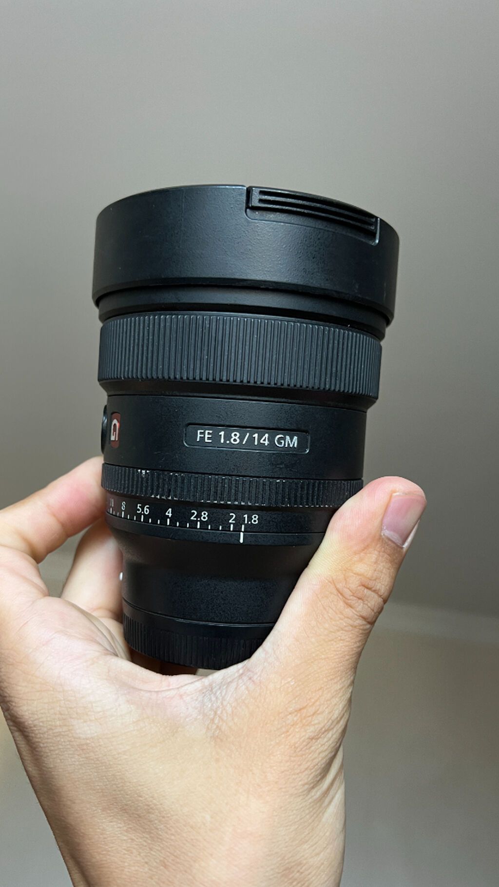 Sony FE 14mm F1.8 GM obyektiv Sony FE 14mm F1.8 GM obyektivimi