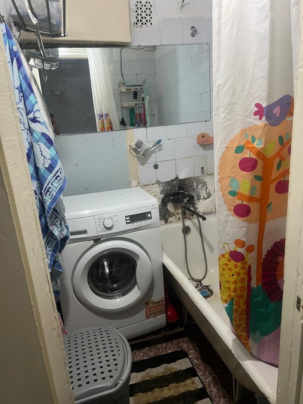 3 комнаты, 56 м², Туран мкр., 4 этаж, Косметический ремонт: фото 3