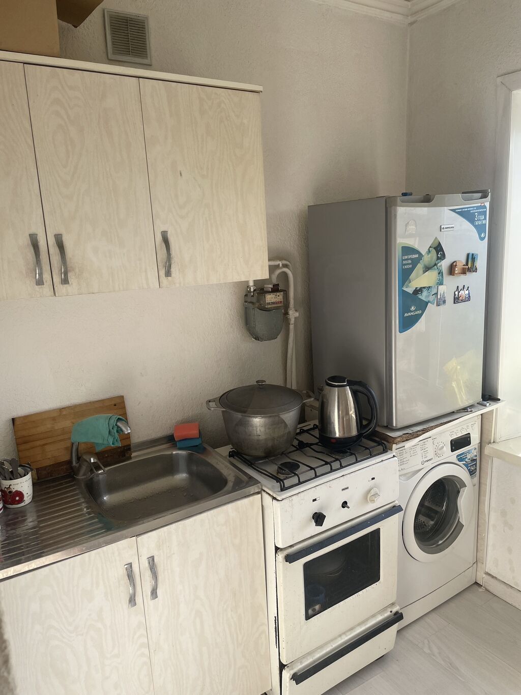 1 комната, 35 м², 8 мкр Индивидуалка, 5 этаж, Старый ремонт: фото 8