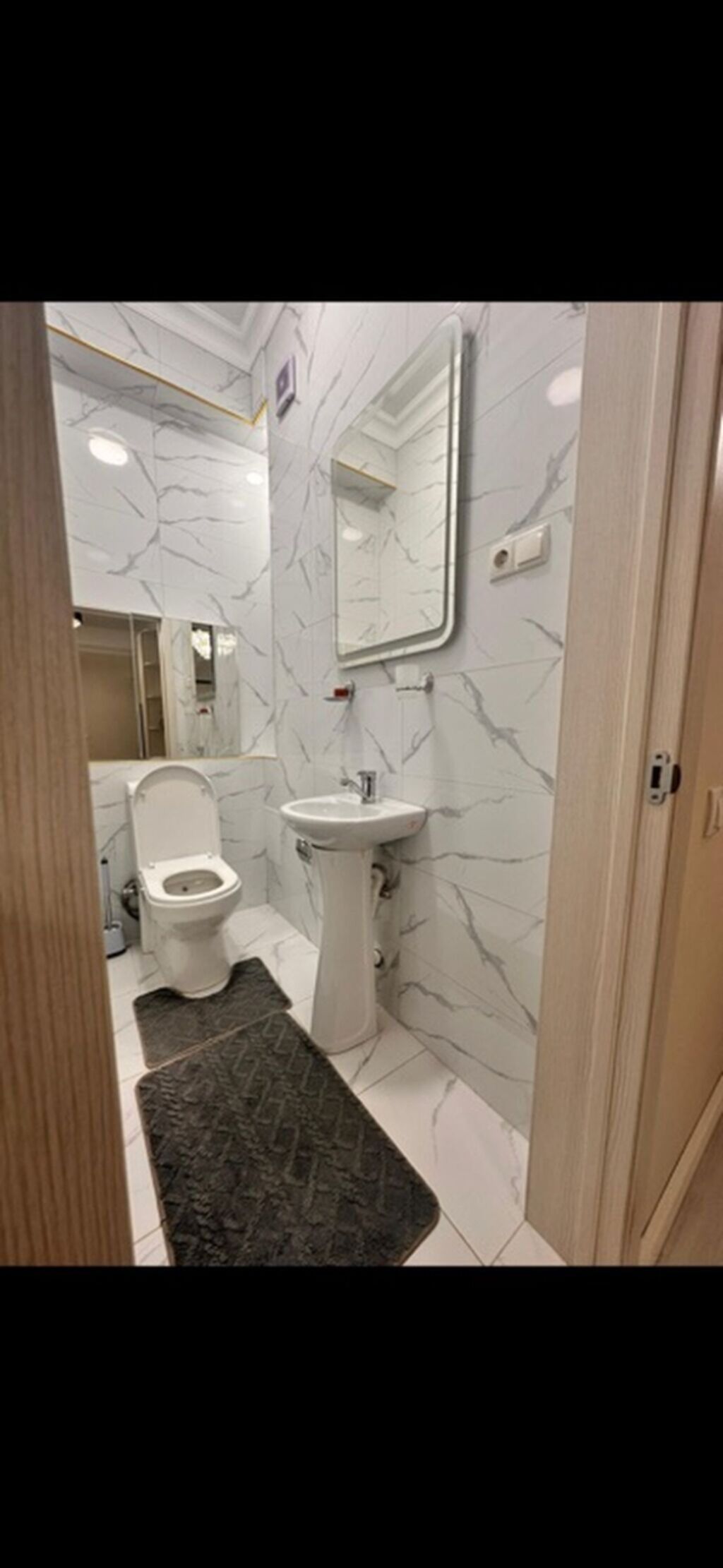 2 комнаты, 87 м², Бишкек Парк ТРЦ Элитка, 10 этаж, Евроремонт: фото 2