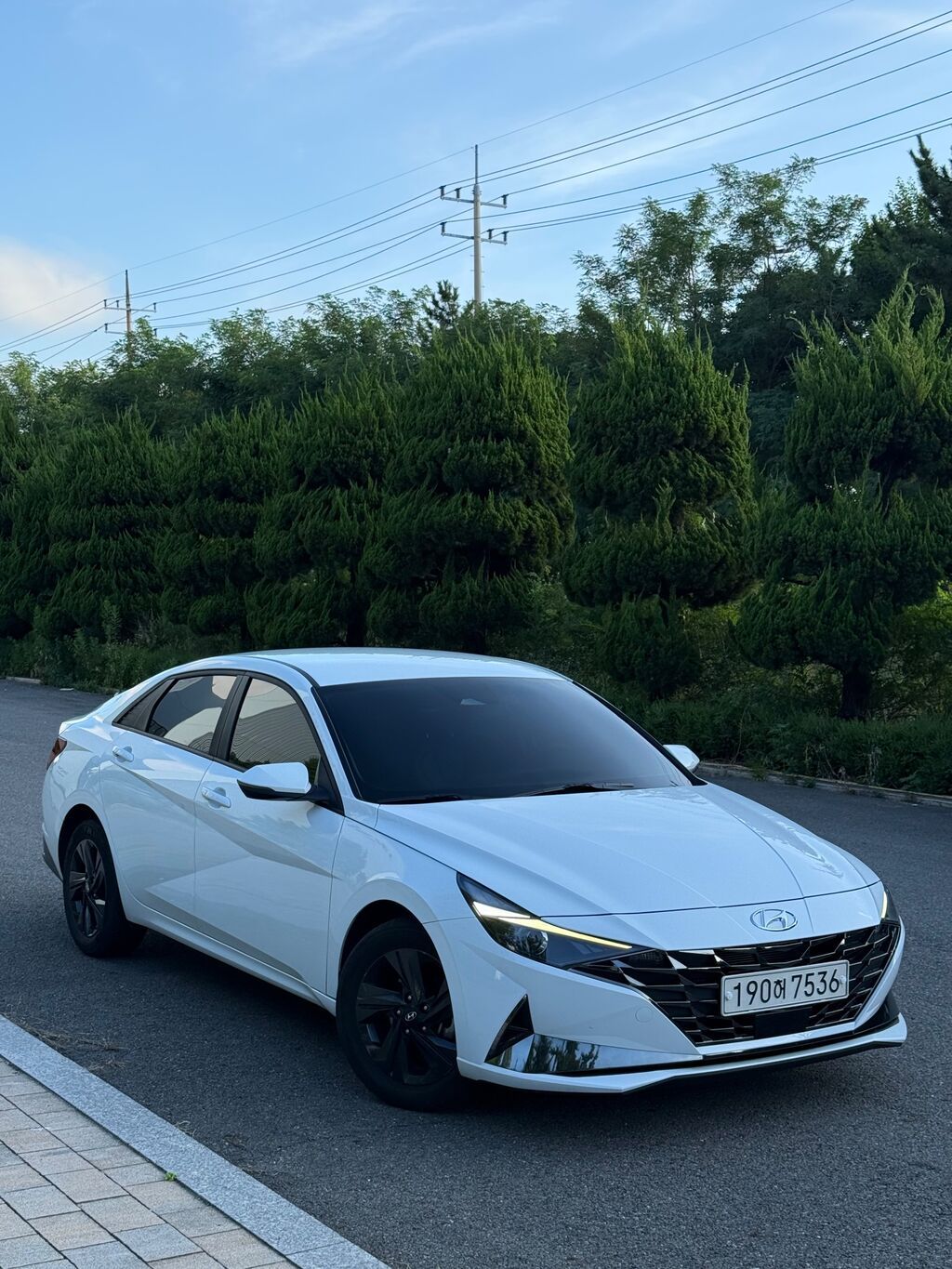 Hyundai Avante: 2021 г., 1.6 л, Автомат, Гибрид, Седан: фото 5