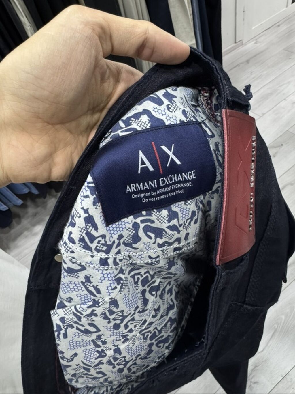 Мужские джинсы, S, L, 2XL, Armani, Новый, цвет - Синий, Самовывоз: фото 5