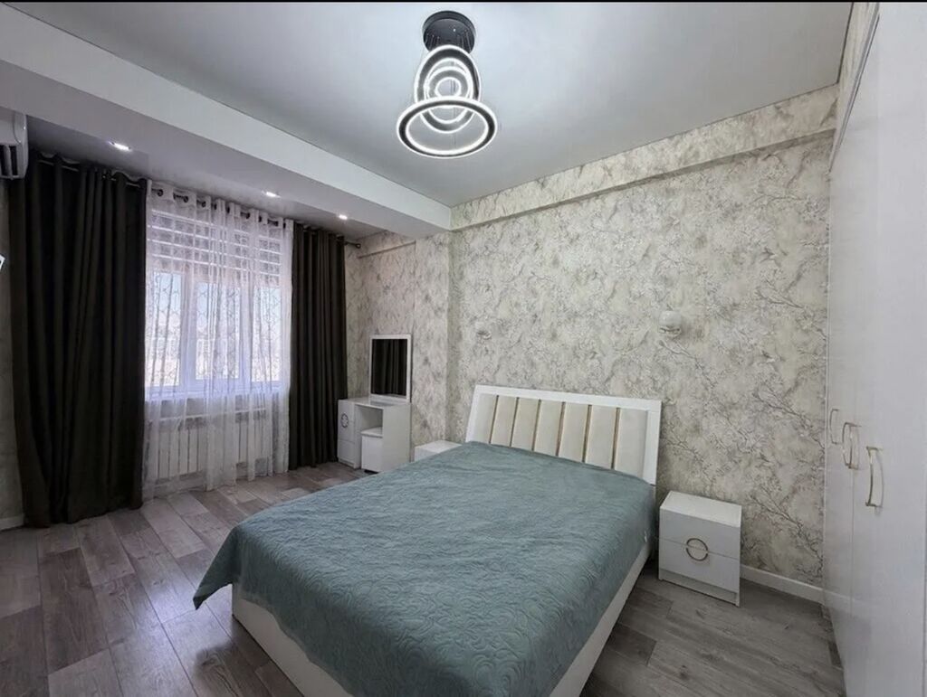 3 комнаты, Асанбай мкр Без животных, от 1 года, С мебелью полностью: фото 2