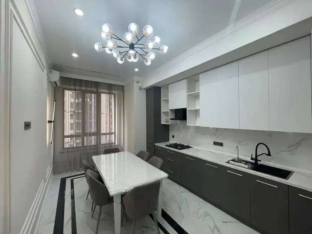 3 комнаты, 104 м², Асанбай мкр Элитка, 5 этаж, Дизайнерский ремонт: фото 2