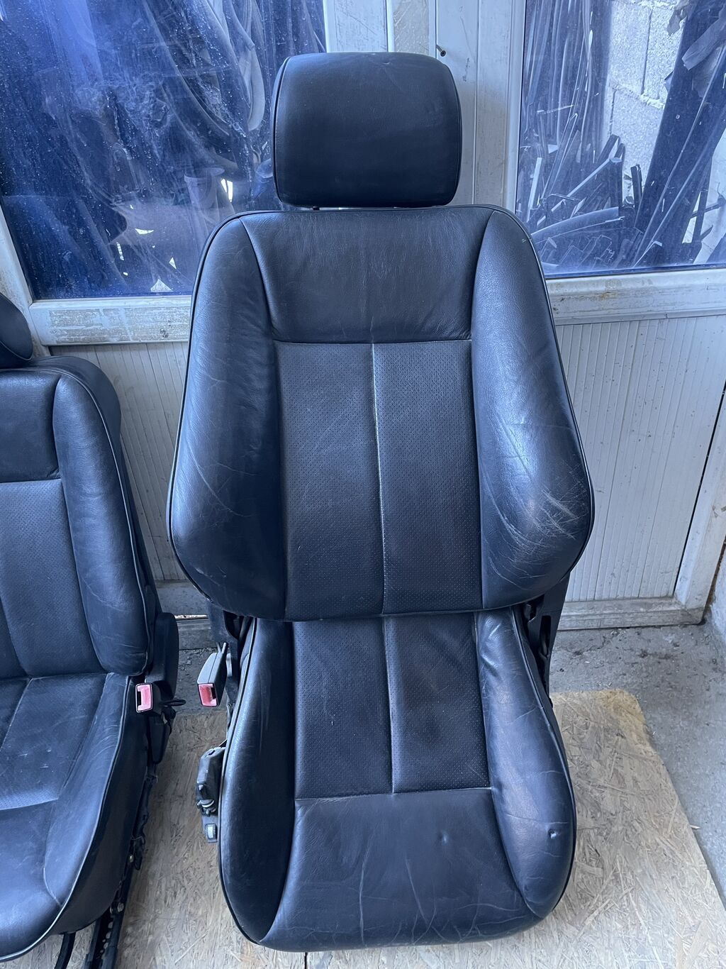 Комплект сидений, Кожа, Mercedes-Benz 1999 г., Б/у, Оригинал, Германия: фото 4