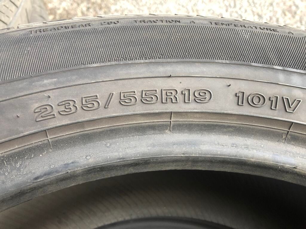 Шины 235 / 55 / R 19, Лето, Б/у, Комплект, Япония, Dunlop: фото 5