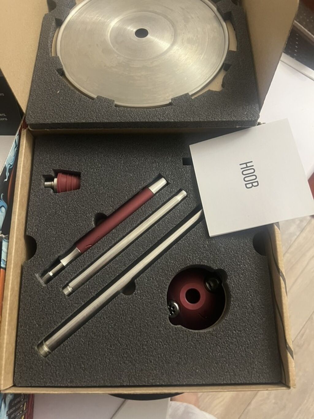 Кальянный набор Hoob + Alpha Hookah (комплектующие) Состав: - Колба: фото 6