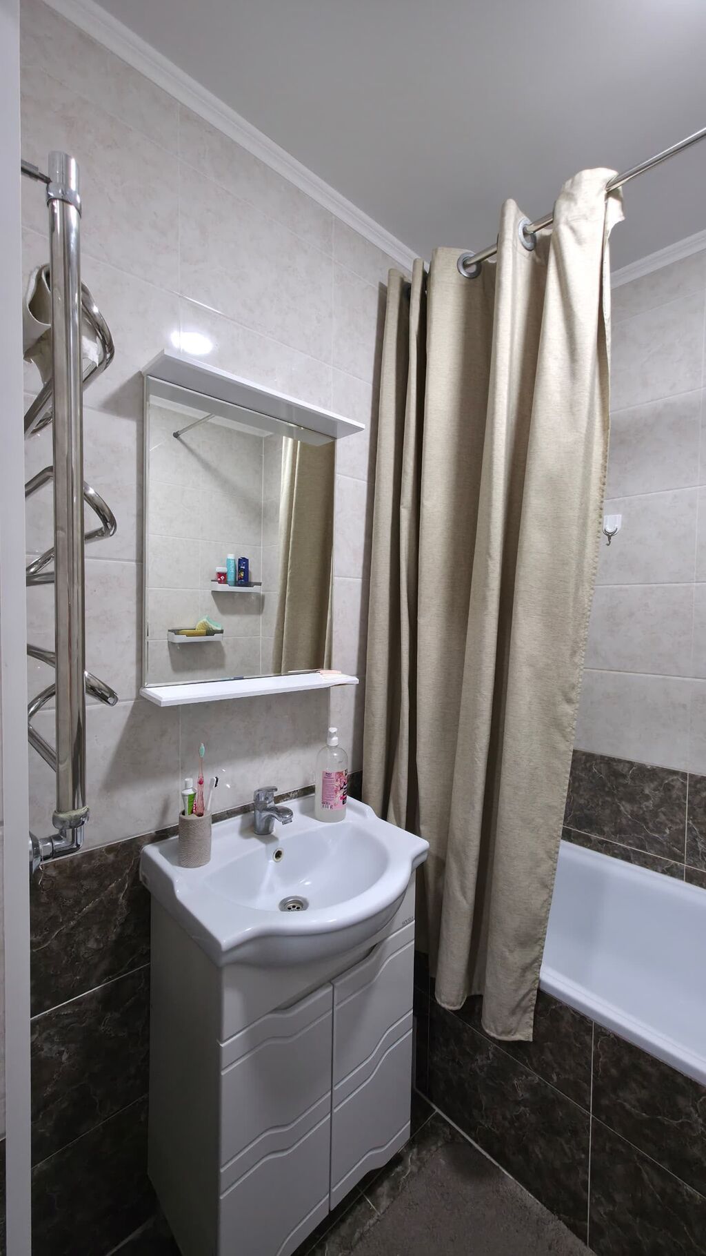 1 комната, 37 м², Джал мкр (в т.ч. Верхний, Нижний, Средний) Элитка, 11 этаж, Евроремонт: фото 8