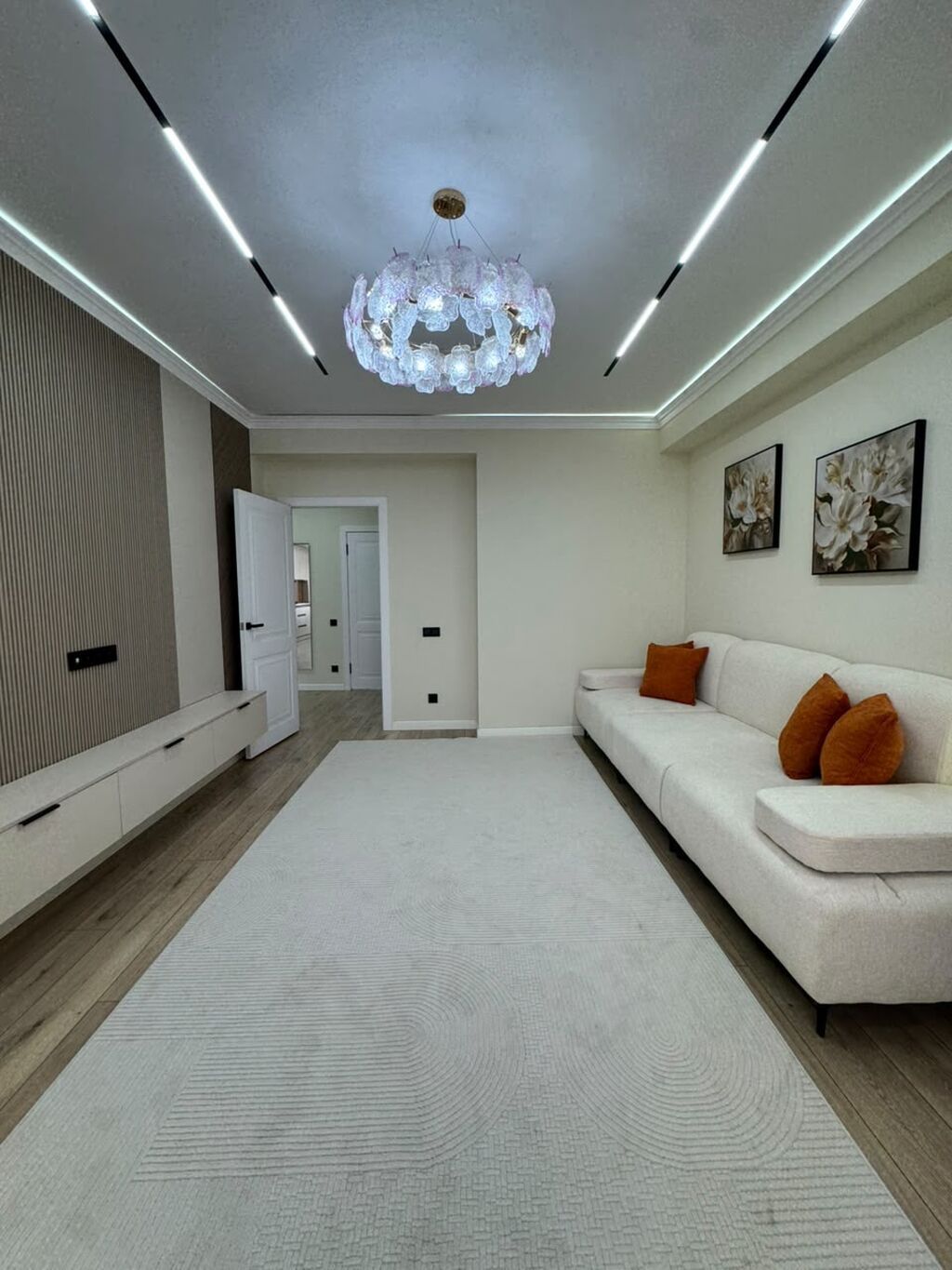 2 комнаты, 66 м², Кок-Жар ж/м Элитка, 12 этаж, Дизайнерский ремонт: фото 5