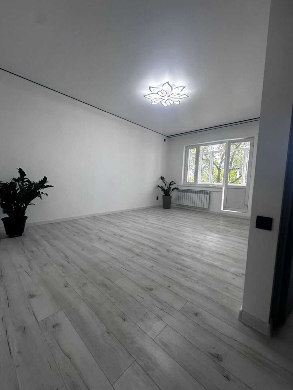 3 комнаты, 63 м², Аламедин-1 мкр 105 серия, 5 этаж, Свежий ремонт: фото 1